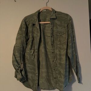 Men's Green Camouflage Jacket